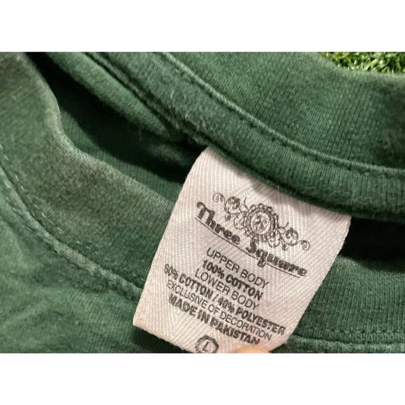 Vintage The U Miami Hurricanes Long Sleeve Three Squares Tag T-Shirt Size L - Picture 3 of 5